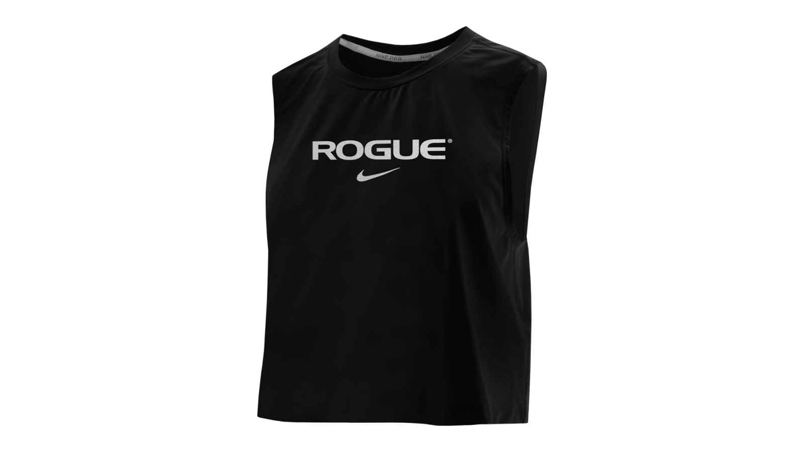 Nike pro training cross over cropped tank top